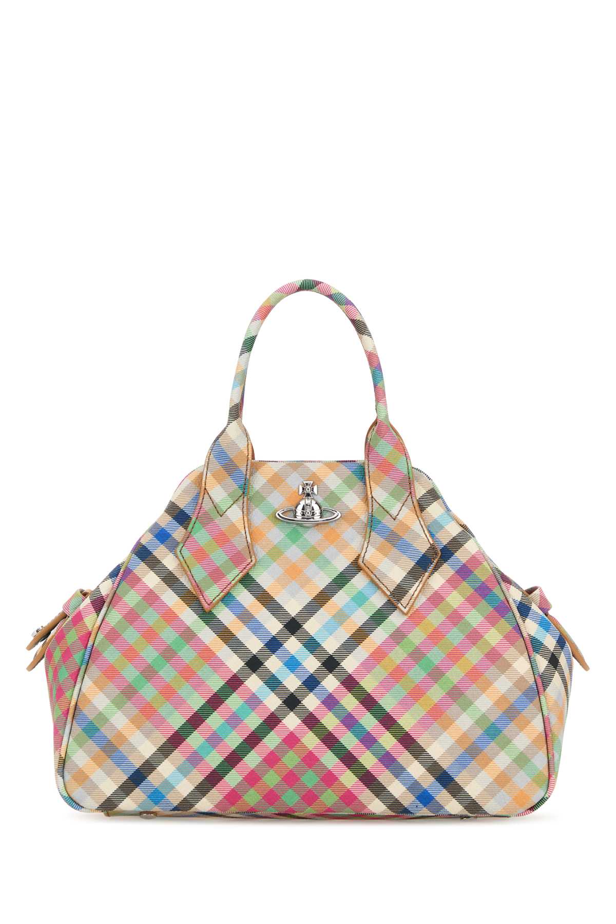 Vivienne Westwood Printed Canvas Medium Yasmine Handbag
