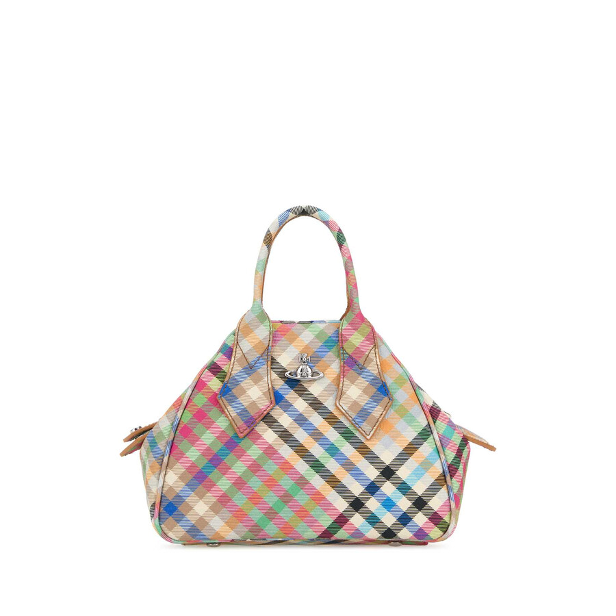 Vivienne Westwood Printed Canvas Small Yasmine Handbag