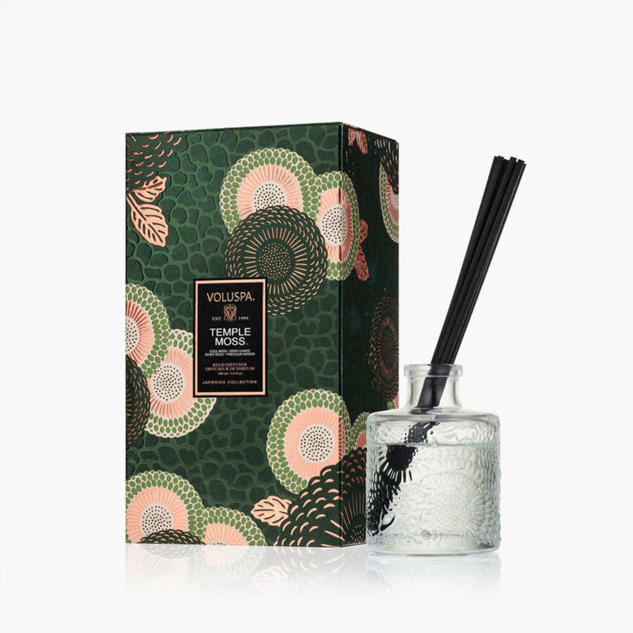 Voluspa Unisex Temple Moss Reed Diffuser Japonica Reed Diffuser 3.4 oz ...