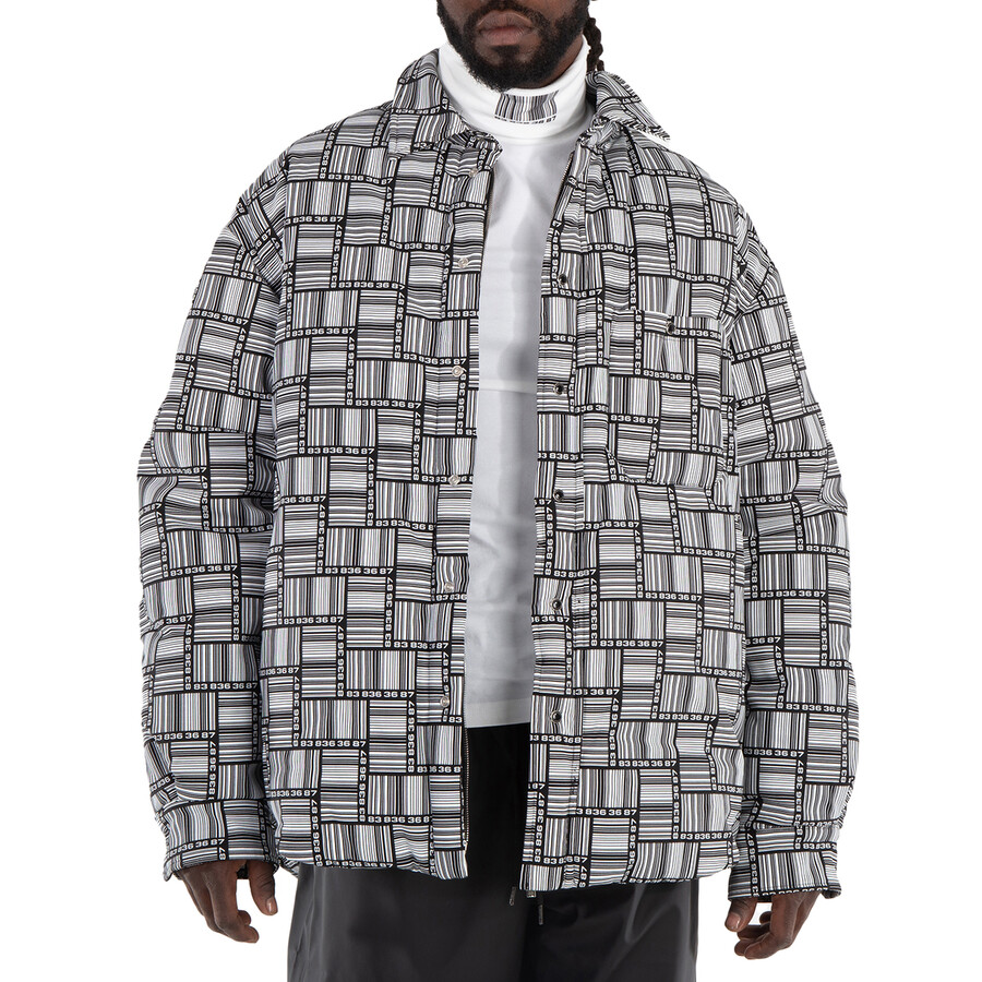 Barcode Monogram Puffer Shirt
