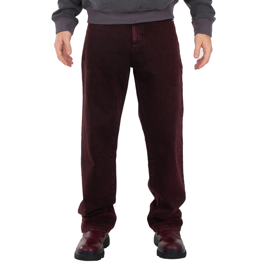 Bordeaux Acid Wash Jeans