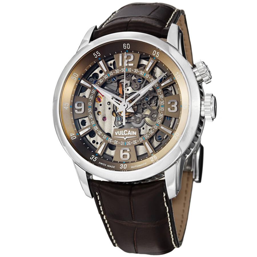 Vulcain Anniversary Heart Automatic Skeletal Dial Men's Watch 280138