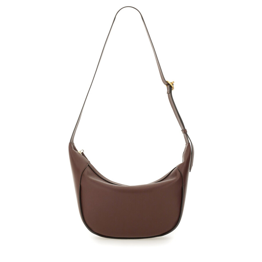 Wandler Maggie Logo Printed Shoulder Bag In Brown