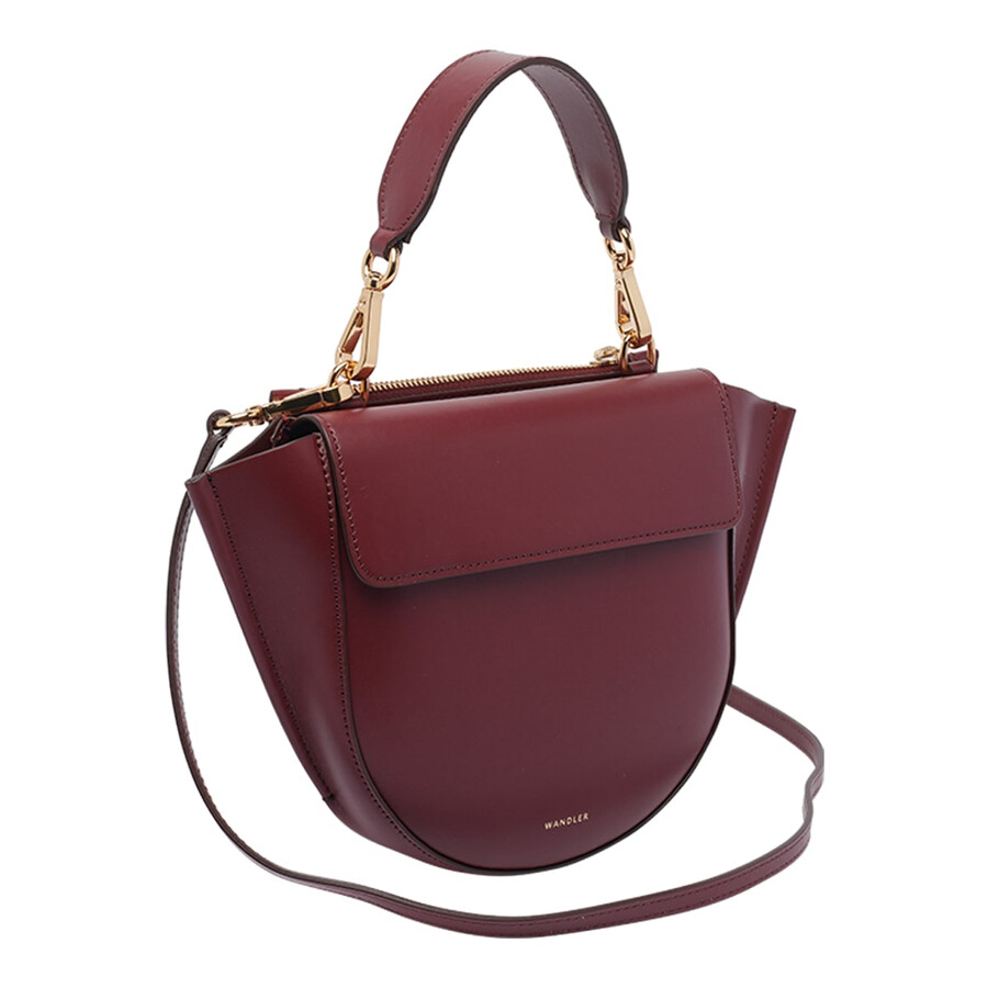 Wandler Mini Hortensia Handbag In Burgundy