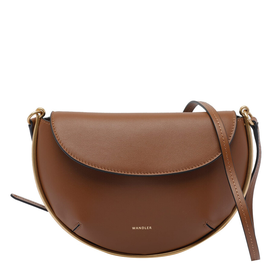 Wandler Mini Kate Crossbody Bag In Brown