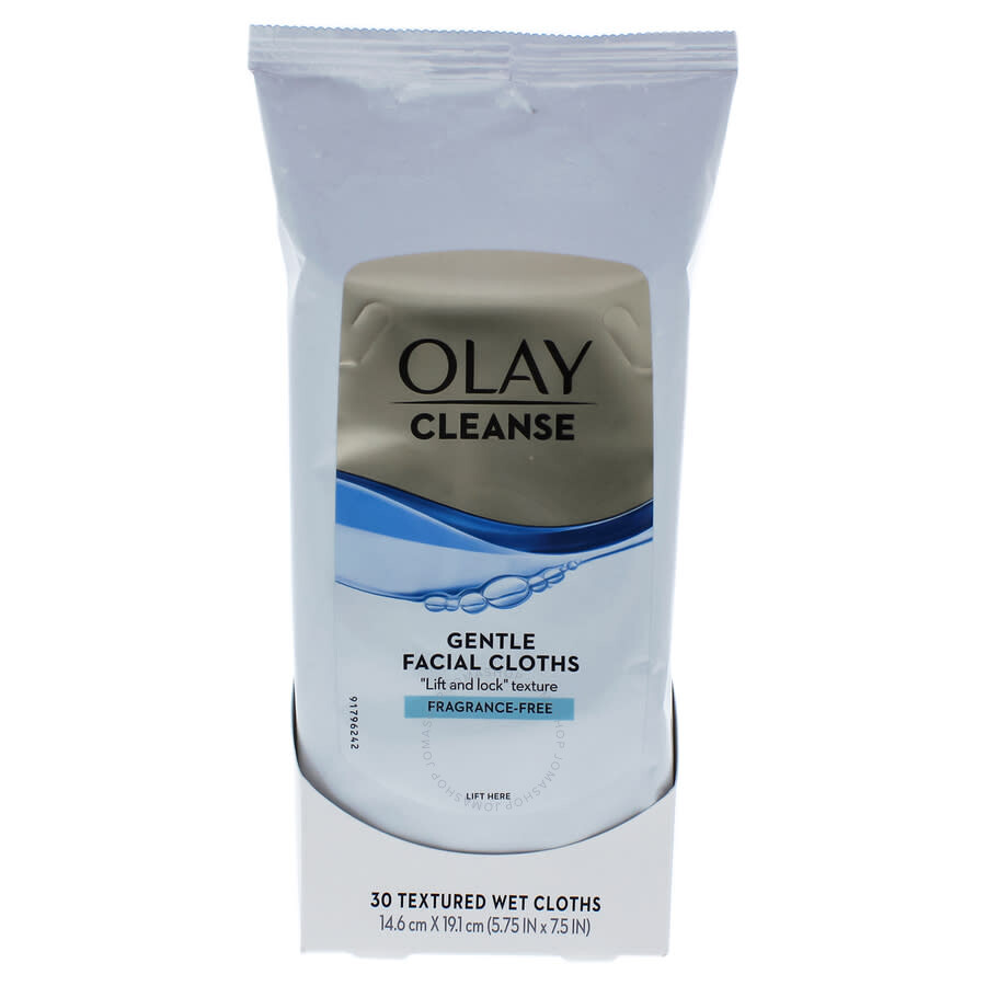 Olay Wet Cleansing Cloths Sensitive by Olay for Women 30 Pc Cloths