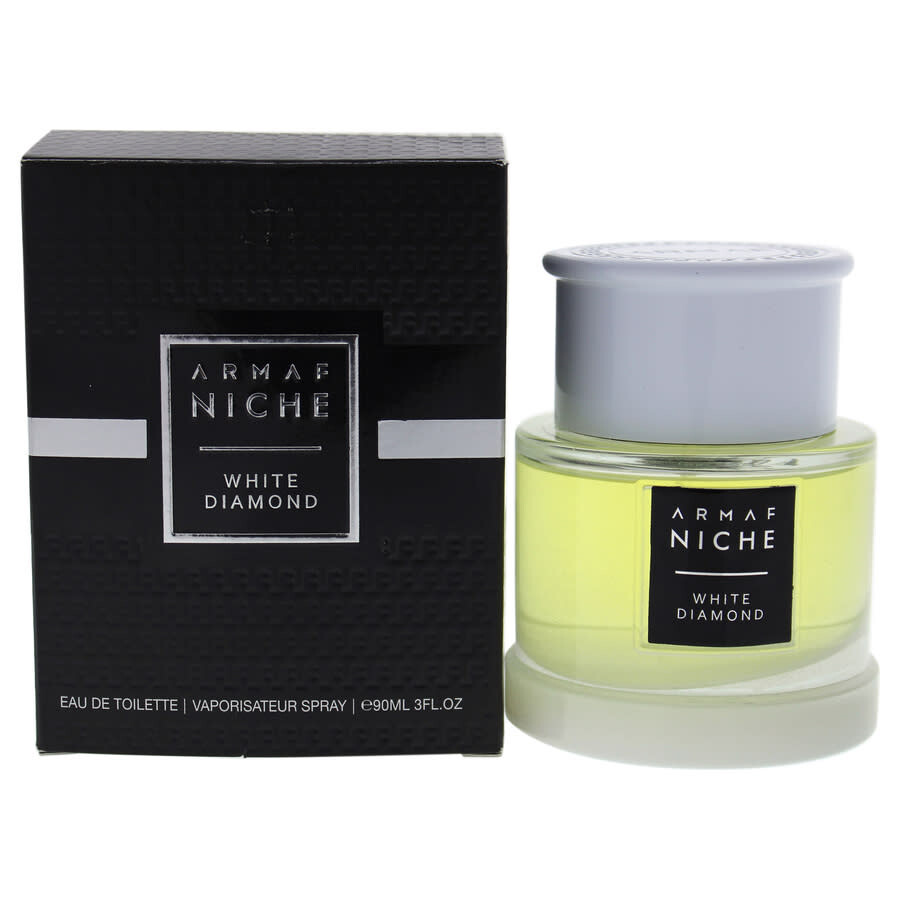 Armaf White Diamond By  Niche For Men - 3 oz Edt Spray In Pink/white/orange