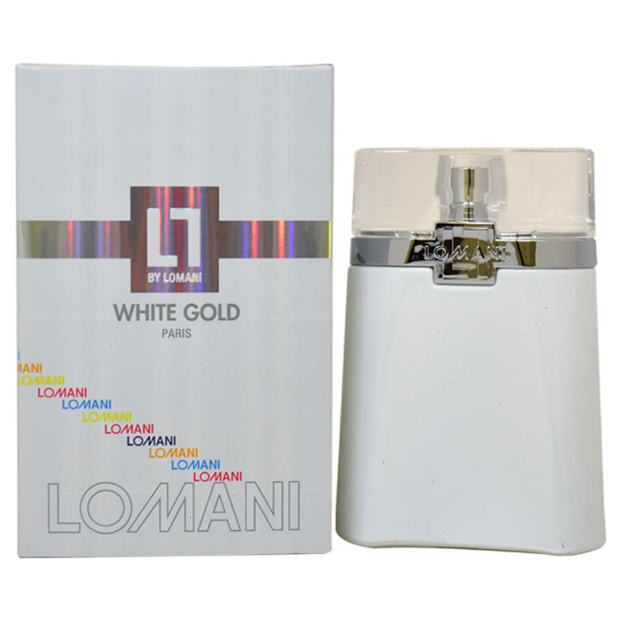 Lomani White Gold By  For Men - 3.3 oz Edt Spray In Gold / White
