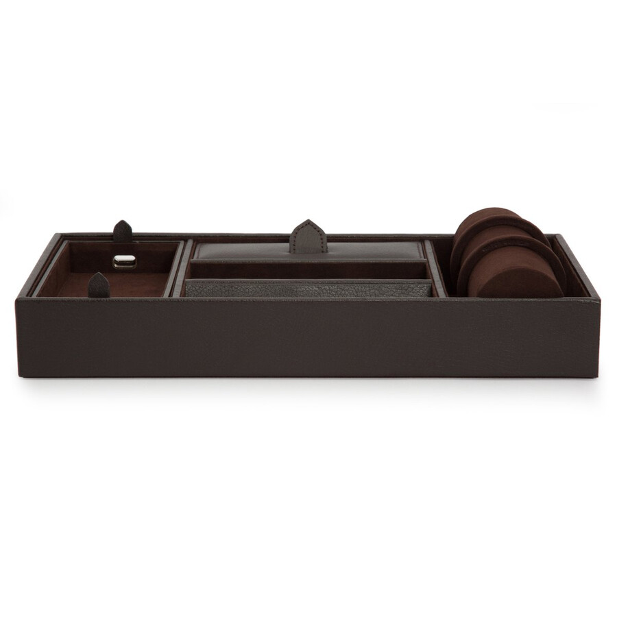 Wolf Blake Brown Valet Tray With Cuff 306406 In Brown