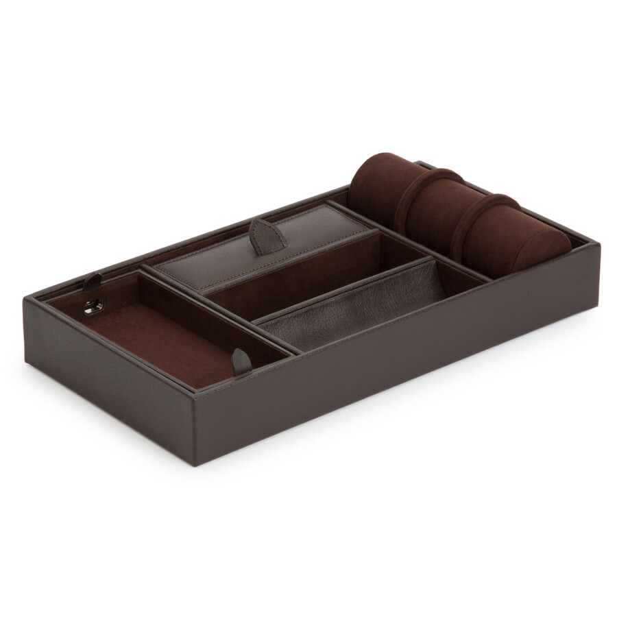 Wolf Blake Brown Valet Tray With Cuff 306406 In Brown
