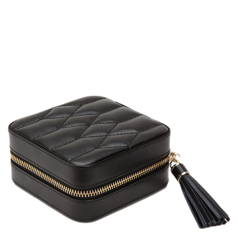 Wolf Carolinel Black Zip Travel Case 329971 In Black