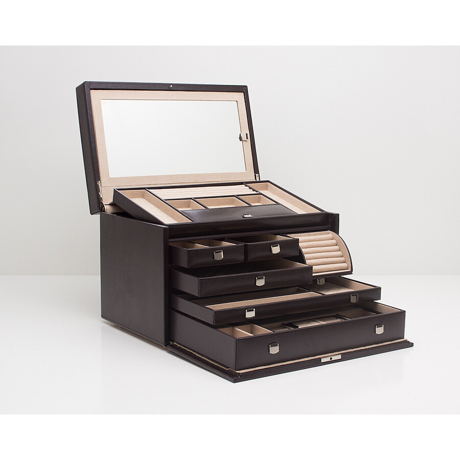 Wolf London Cocoa Large Jewelry Box 315006 Jewelry Accessories