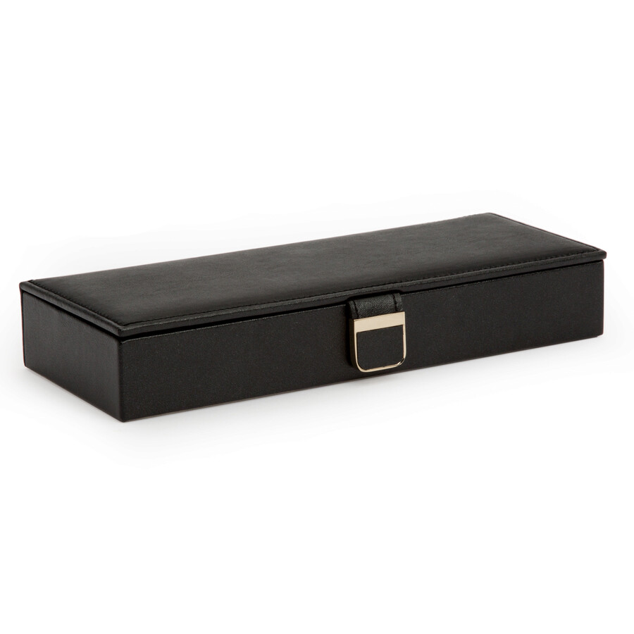 Wolf 1834 Palermo Safe Deposit Box Jewelry Case In Black