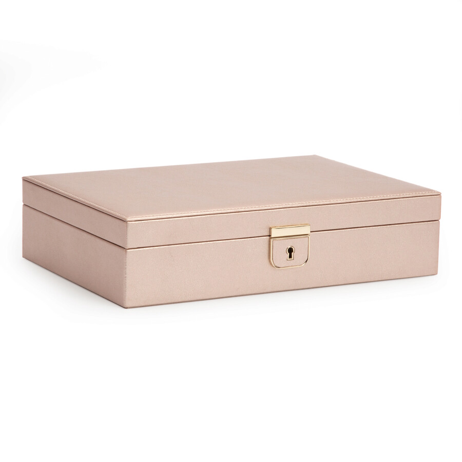 Wolf Palermo Medium Rose Gold Jewelry Box 213216 In Pink/rose Gold Tone/gold Tone