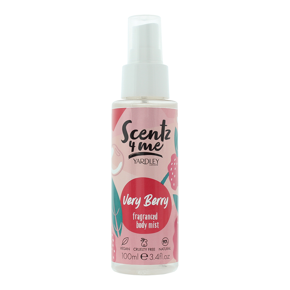 Yardley Of London Unisex Scentz 4 Me Very Berry Body Mist 3.4 oz Fragrances 5056179305229