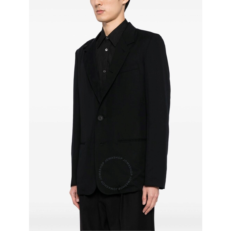 Yohji Yamamoto Single-breasted Blazer In Black