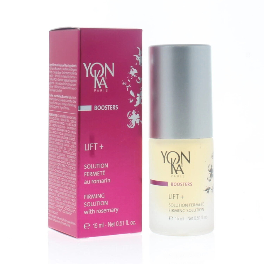 Shop Yonka - Boosters Lift+ Firming Solution With Rosemary 15ml / 0.51oz In Rose / White