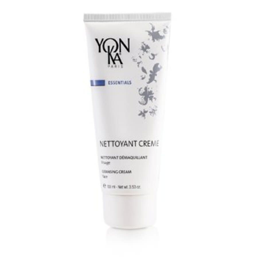 Shop Yonka Unisex Essentials Face Cleansing Cream With Peppermint 3.53 oz Skin Care 832630003461 In Cream / Mint