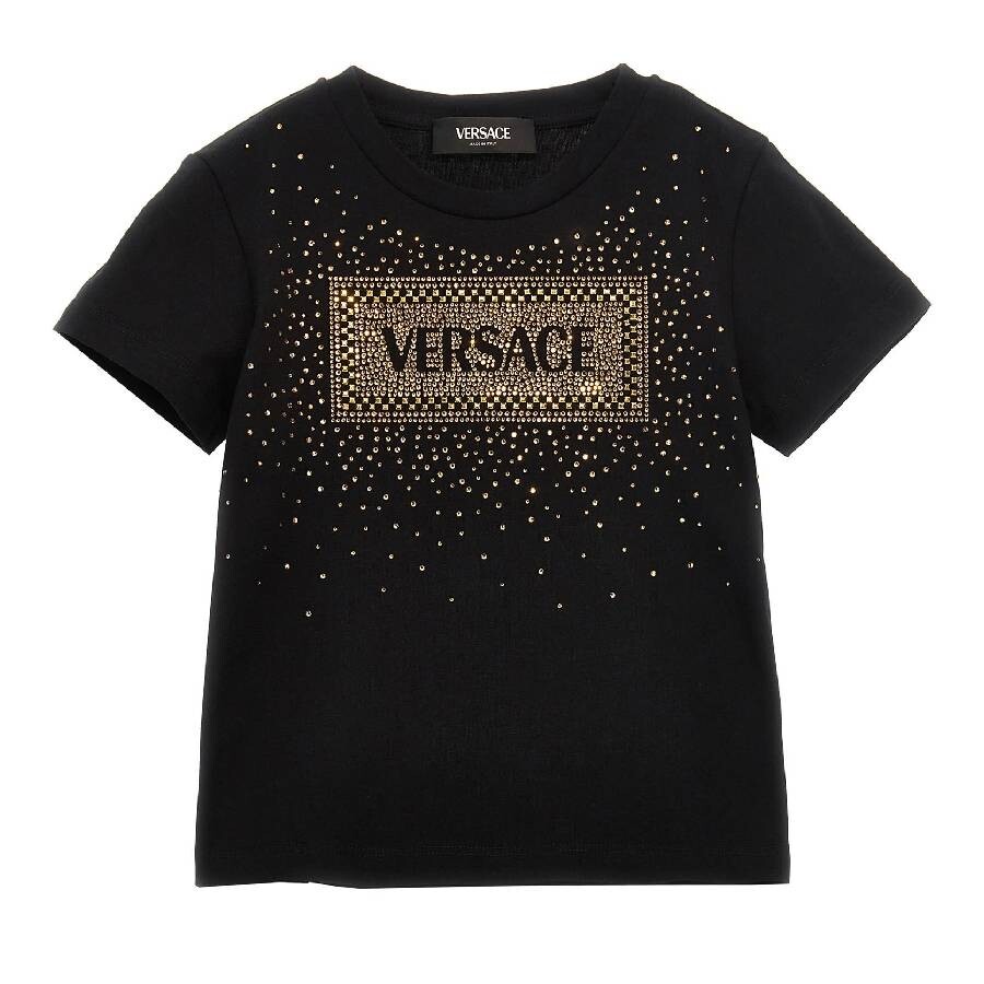 Girls 90S Vintage Crystal Logo T-Shirt