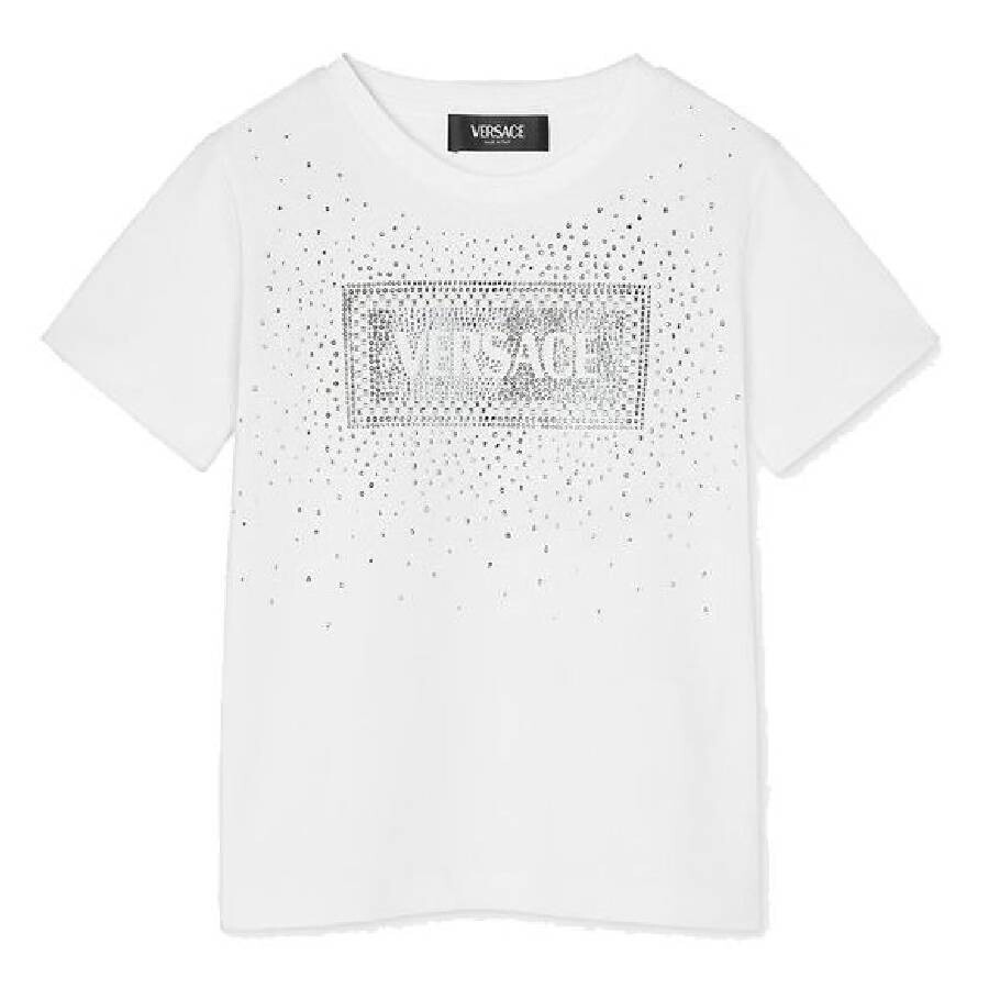 Girls Crystal 90S Logo T-Shirt