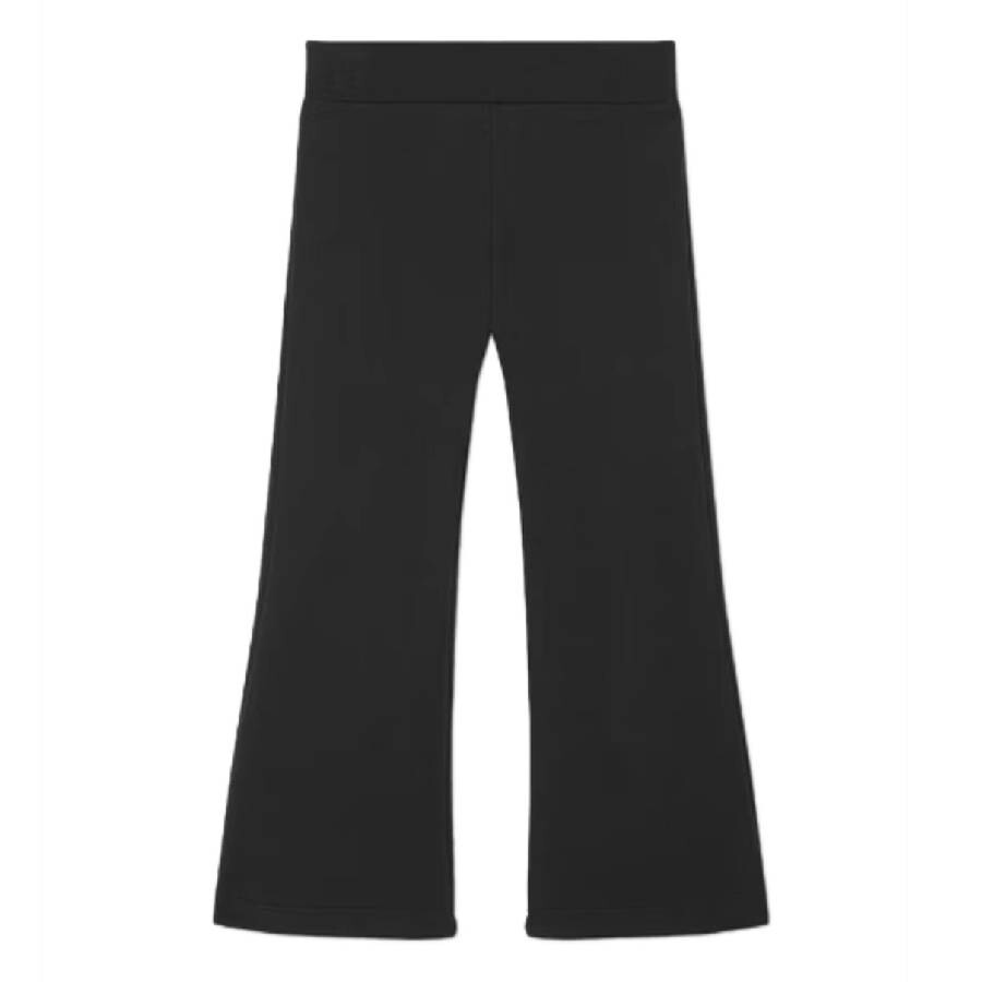 Young Versace Girls Crystal Logo Kids Sweatpants In Gold Tone/black