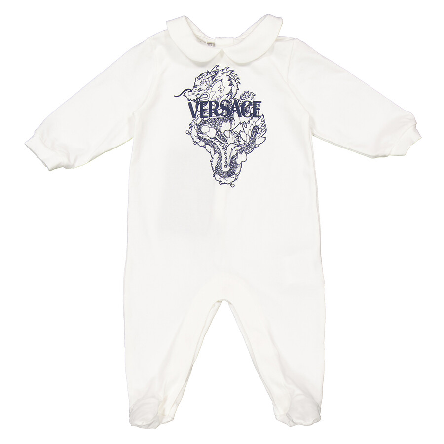 Infant Dragon Cotton Jersey Romper & Hat