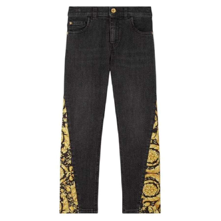 Kids Barocco Print Jeans