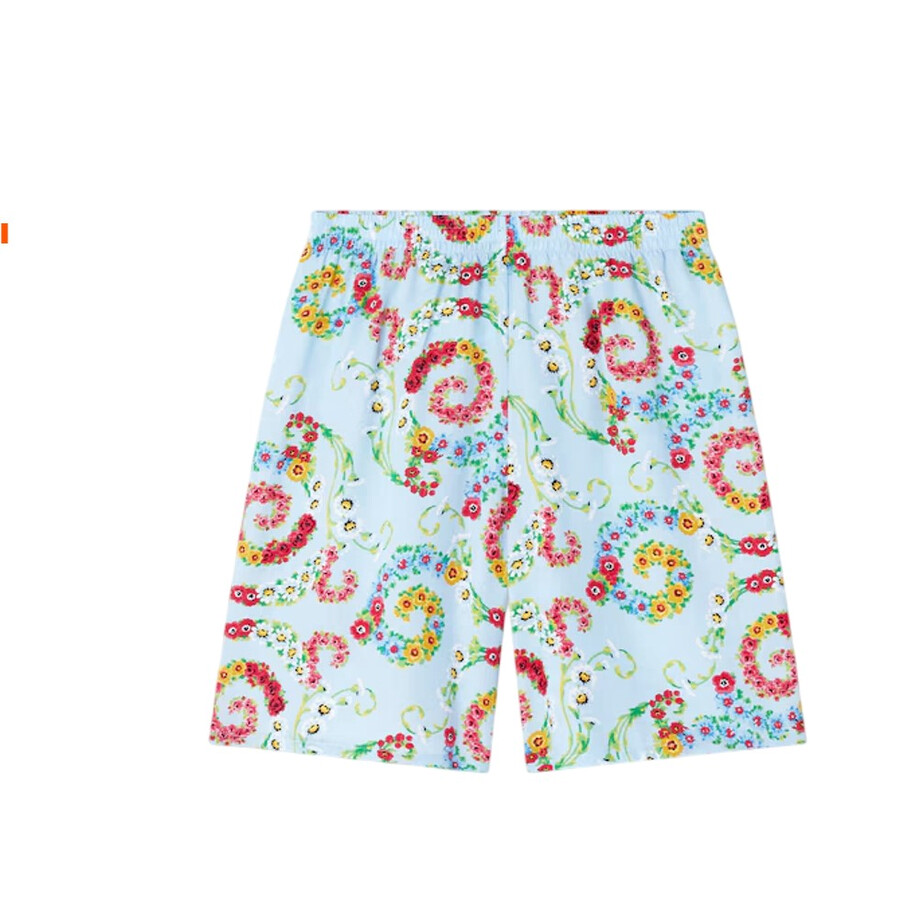 Kids Floral Swirl Bermuda Shorts