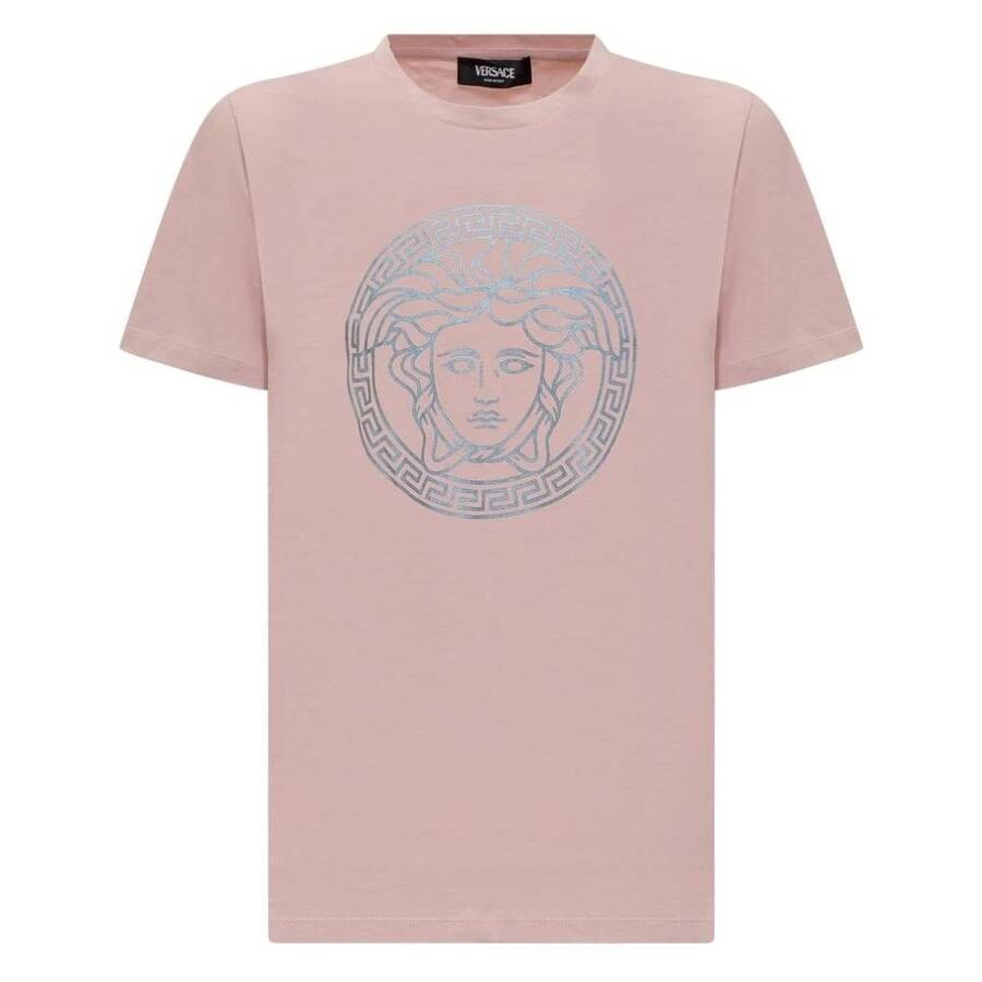 Kids Medusa Logo Cotton T-Shirt