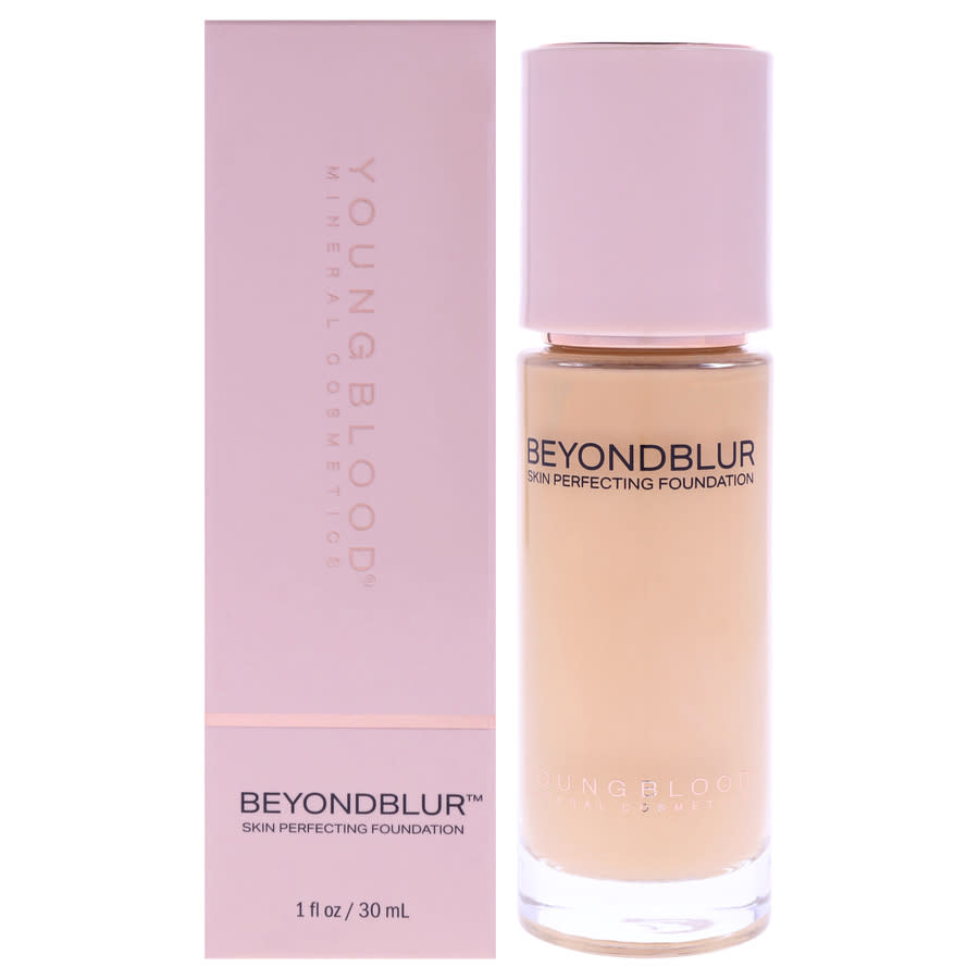 Youngblood Ladies Beyondblur Skin Perfecting Foundation 1 oz Lw3 Light Warm With Golden Olive Undert In Green