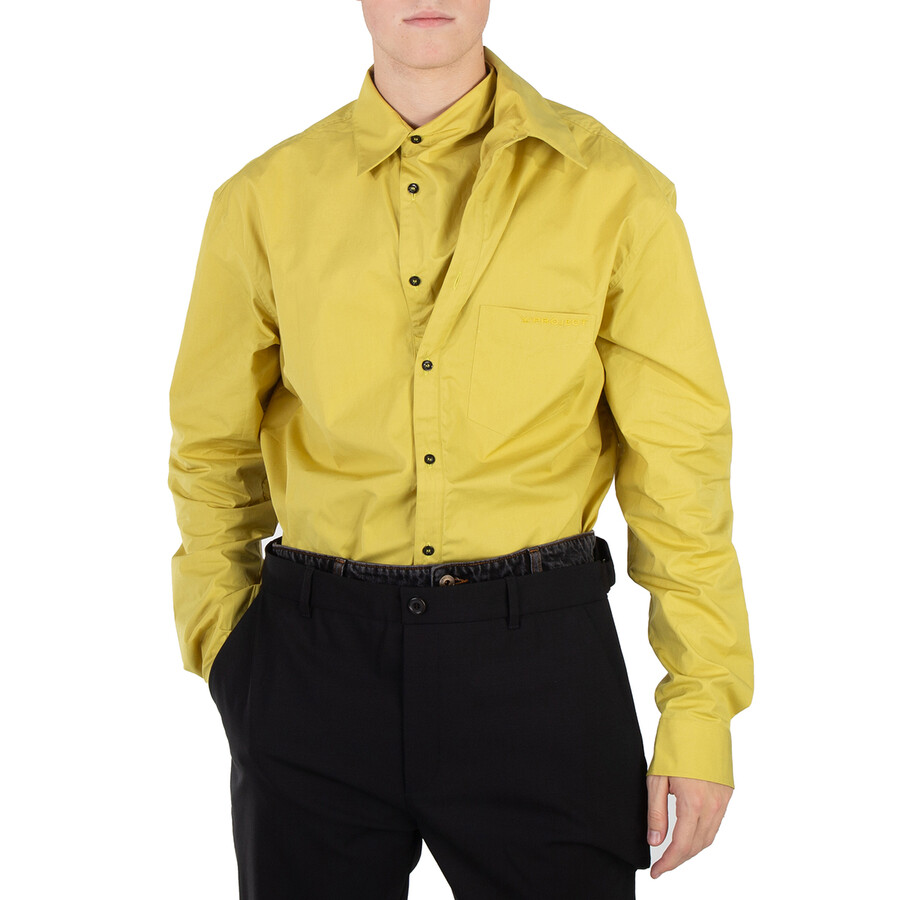 Electric Green Lazy Collar Shirt