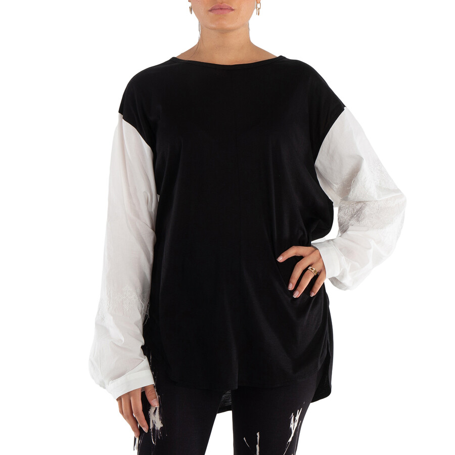 Round-Neck Lyocell-Blend Sweatshirt, Brand Size 2