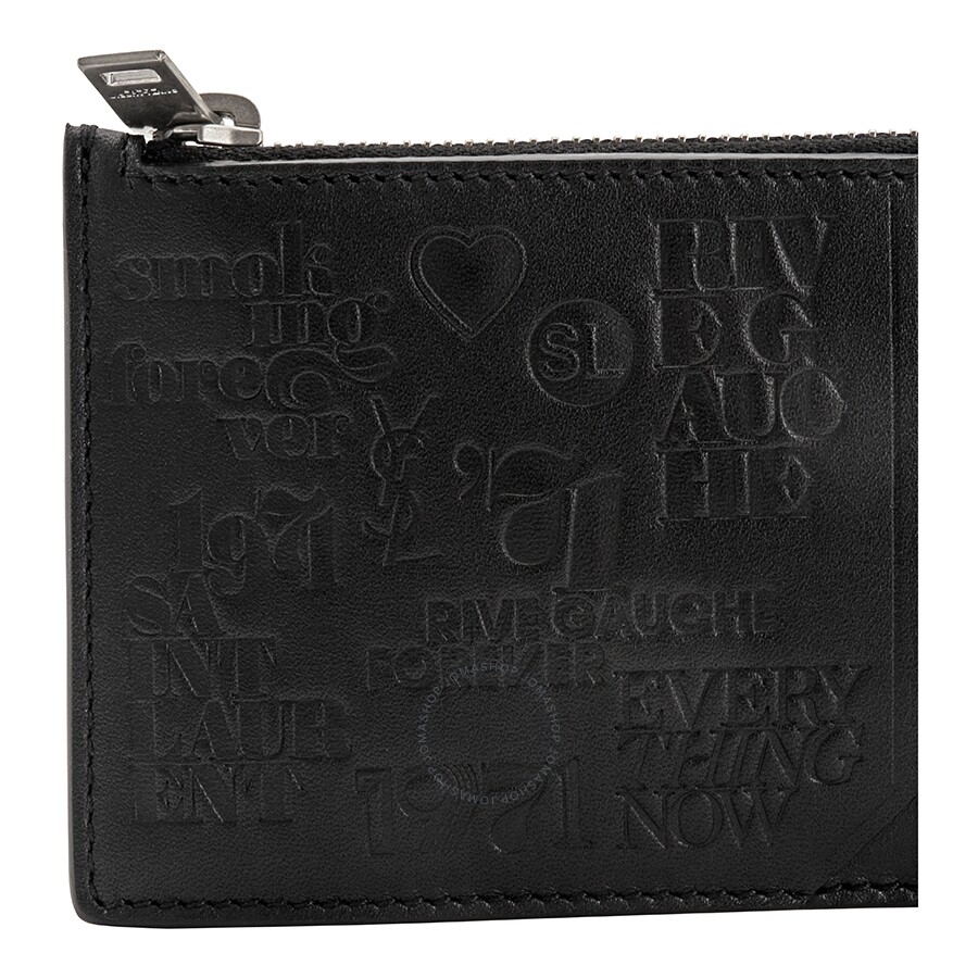 YSL Men's Card Case Black Sl 1971 Os Cardcase YSL Handbags