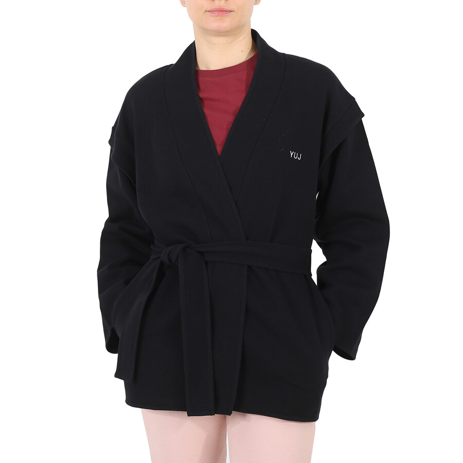 Ladies Black Pray Kimono Jacket