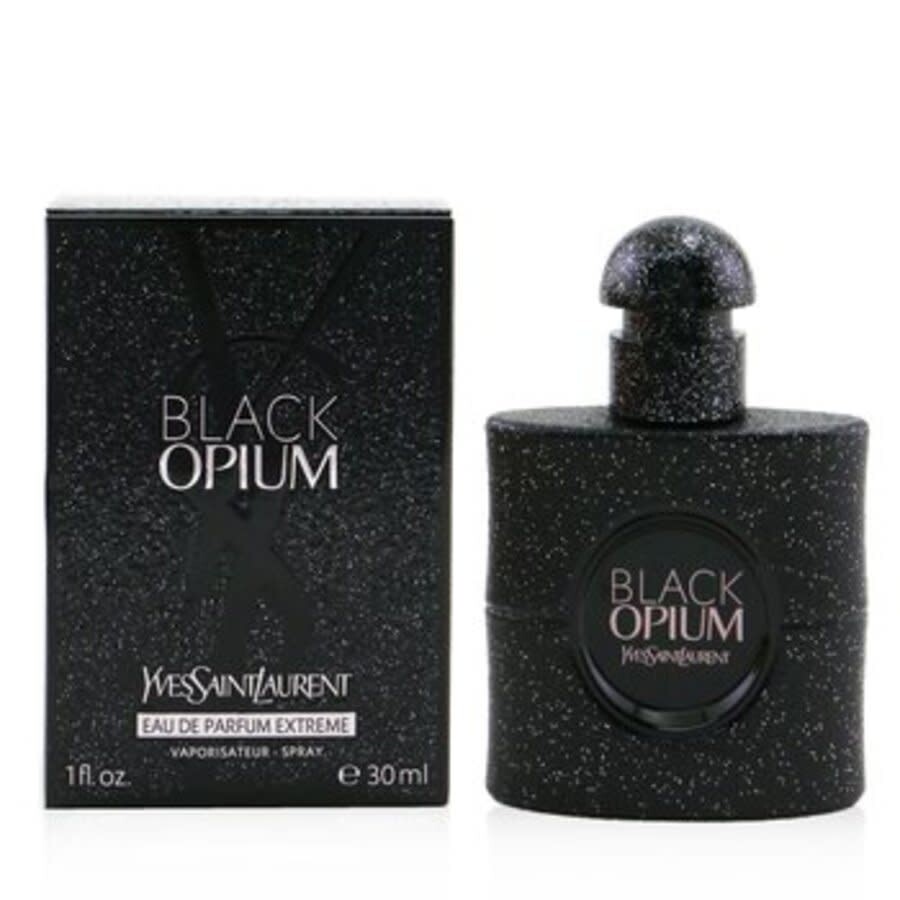 Saint Laurent Yves  Ladies Black Opium Extreme Edp Spray 1 oz Fragrances 3614273256506 In Black / Coffee / Orange