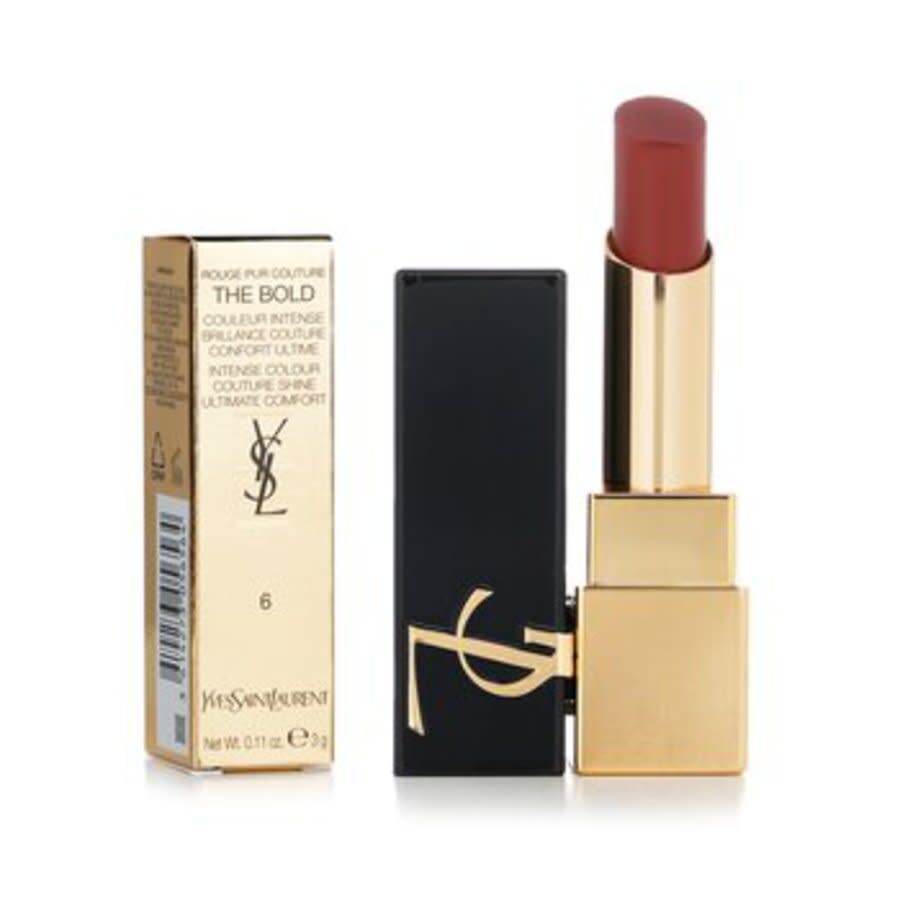 Shop Saint Laurent Yves  Ladies Rouge Pur Couture The Bold Lipstick 0.11 oz # 6 Reignited Amber Makeup 361