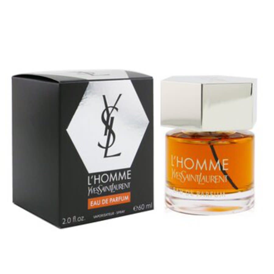 Shop Saint Laurent Yves  Men's L'homme Edp Spray 2 oz Fragrances 3614273668750 In Violet / White