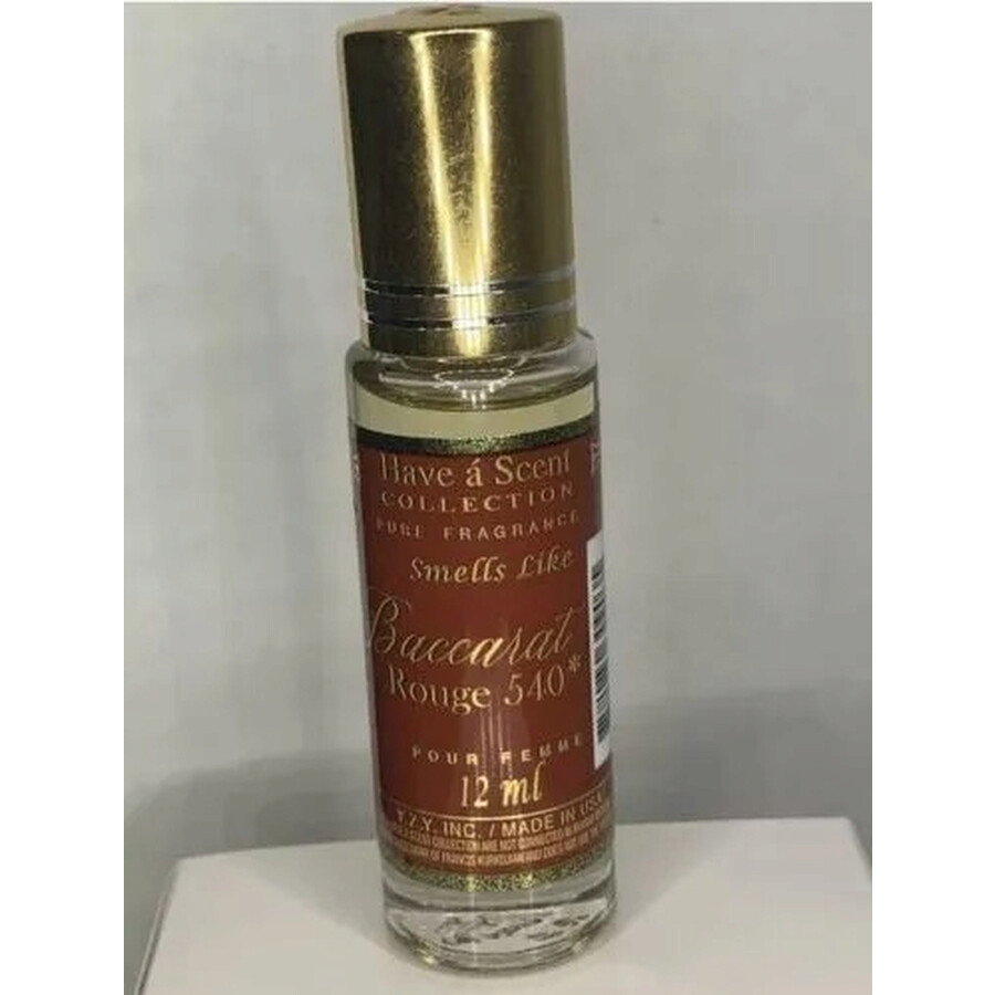 YZY YZY SMELLS LIKE BACCARAT ROUGUE 540 PERFUME OIL 0.4 OZ FRAGRANCES 0752084309035