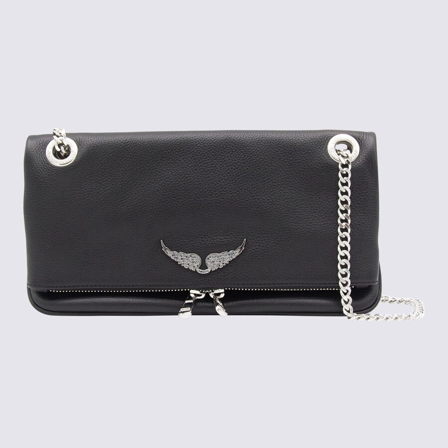 Zadig & Voltaire Black Rock Ii Shoulder Bag In Black