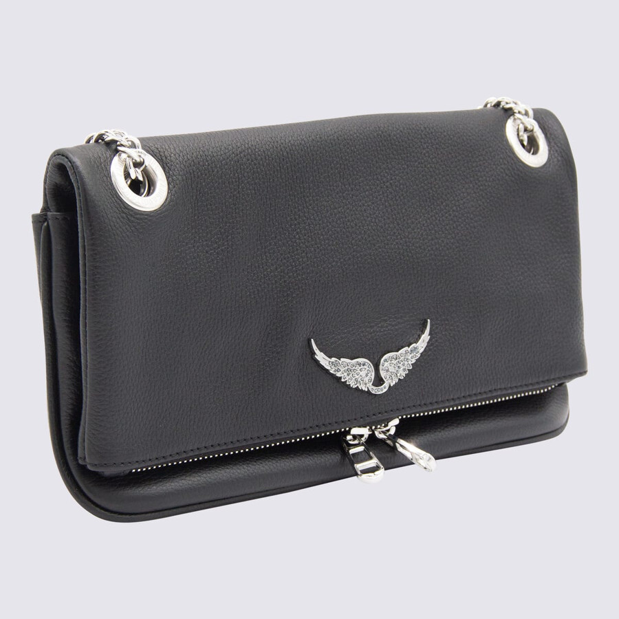 Zadig & Voltaire Black Rock Ii Shoulder Bag In Black