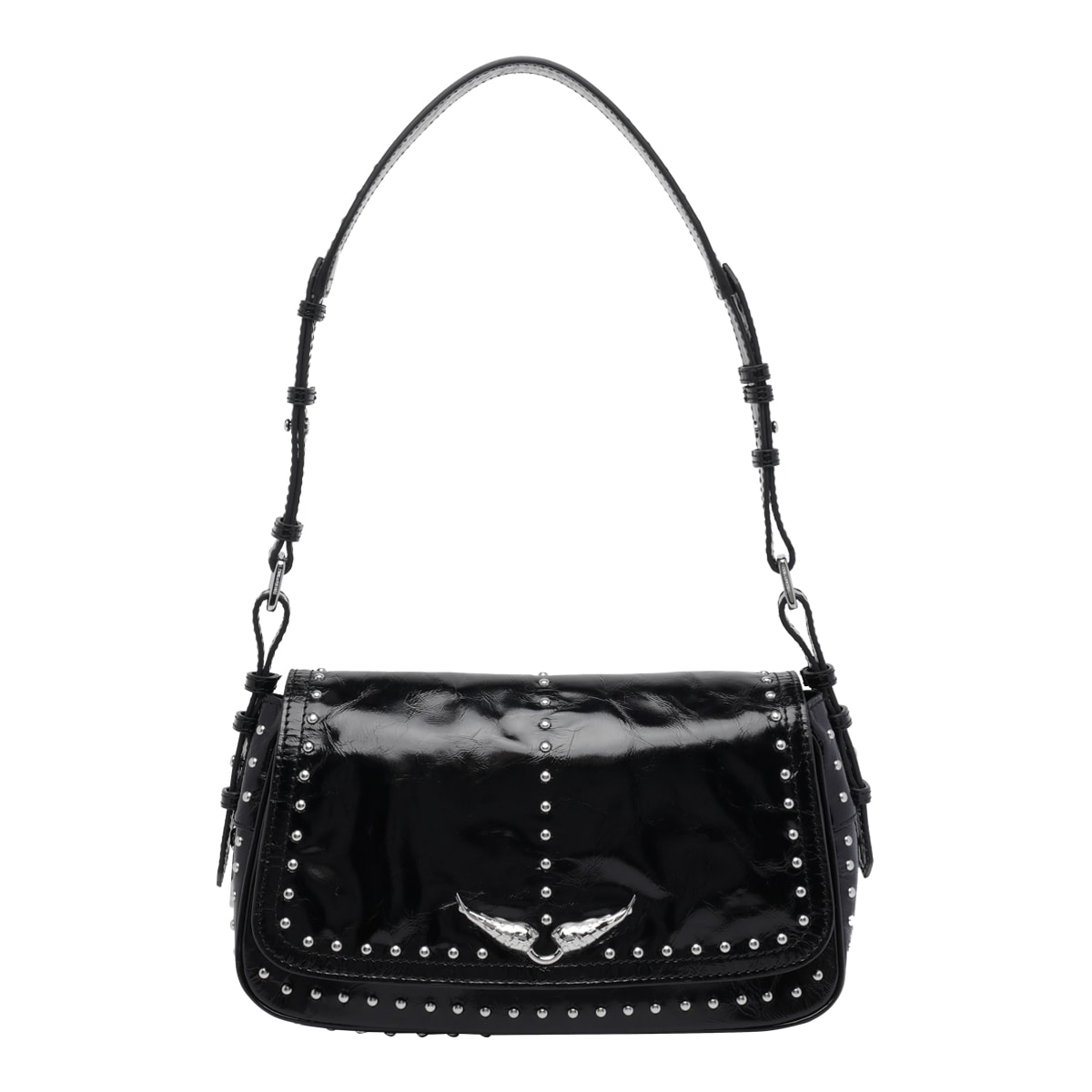Zadig & Voltaire Le Zouzou Vintage Studs Shoulder Bag LWBA04168011