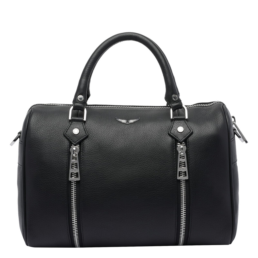 Zadig & Voltaire Medium Sunny Shoulder Bag In Black