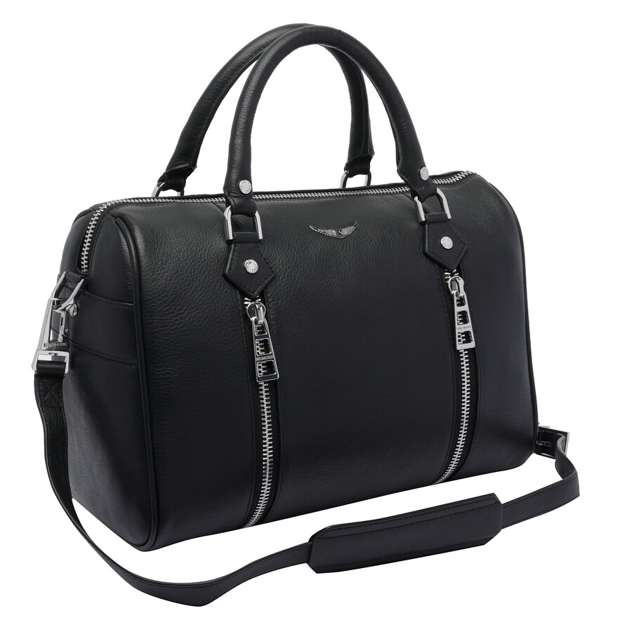 Zadig & Voltaire Medium Sunny Shoulder Bag In Black