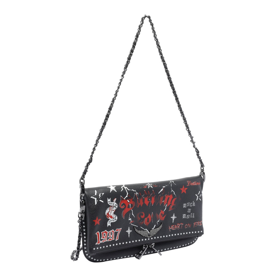 Zadig & Voltaire Rock Crossbody Bag In Black