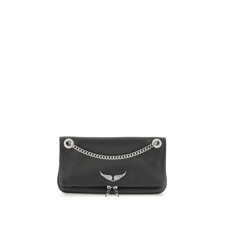 Zadig & Voltaire Rock Ii Shoulder Bag In Black