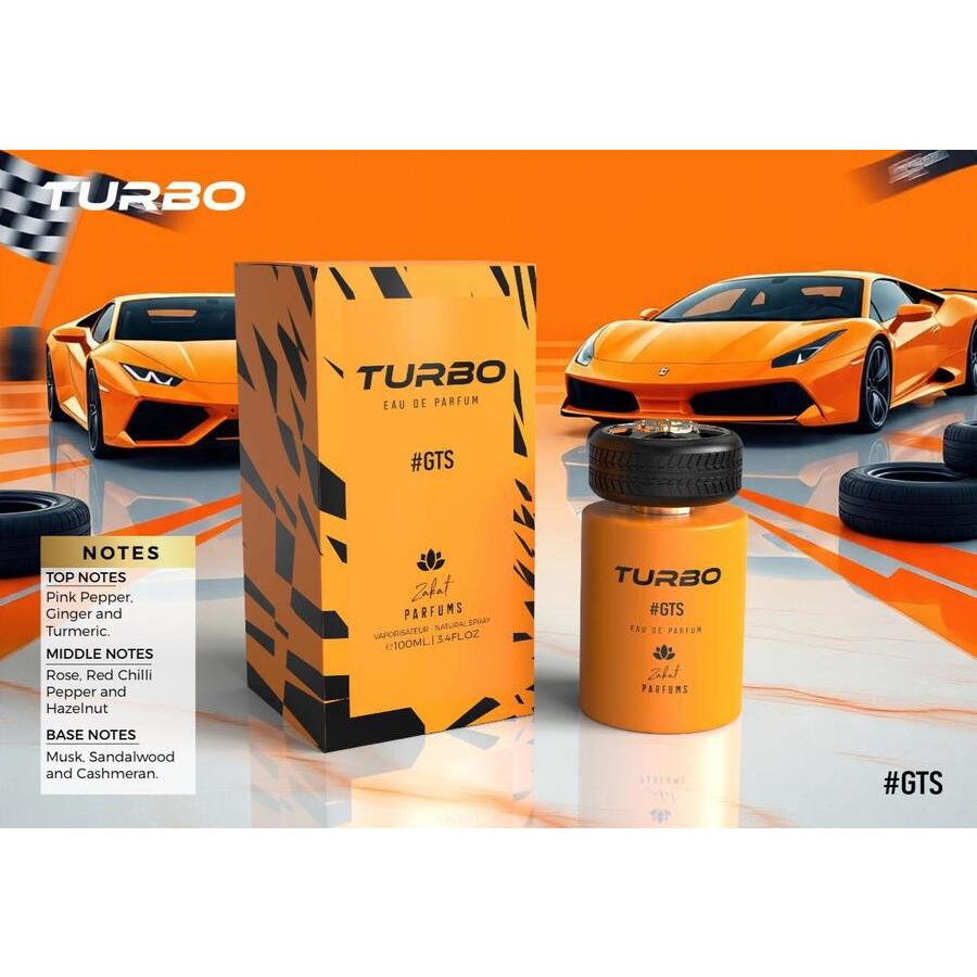 Zakat Unisex Turbo Gts Edp Spray 3.4 oz Fragrances 6294019031870