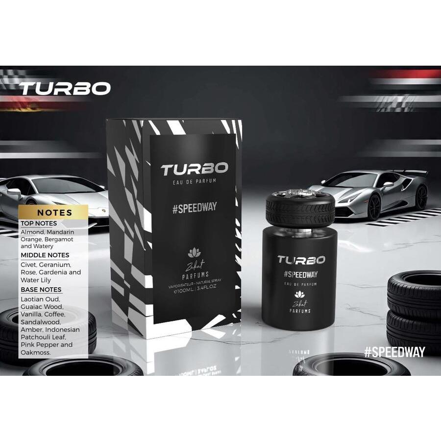 Zakat Unisex Turbo Speedway Edp Spray 3.4 oz Fragrances 6294019031887