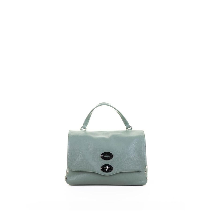 Zanellato Postina Daily Giorno Small In Leather With Shoulder Strap In Green