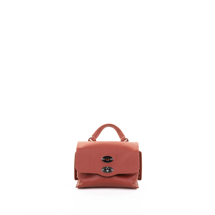 Zanellato Postina Saeta Baby Leather Handbag In Pink