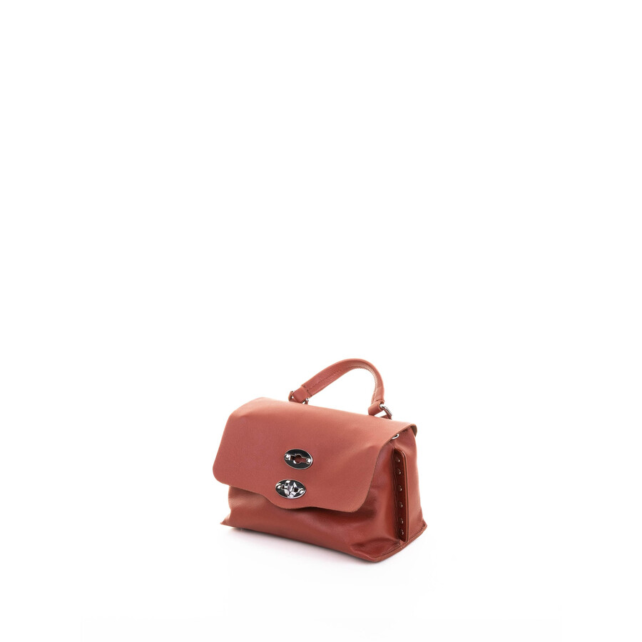 Zanellato Postina Saeta Baby Leather Handbag In Pink
